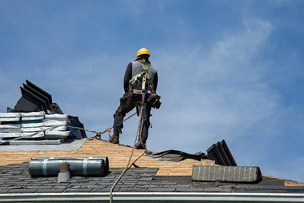 Professional Roofing technician working in Silvana, WA